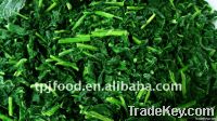 frozen spinach pieces (IQF spinach pieces )