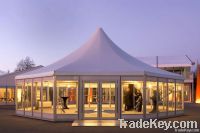 marquee exhibition hexagonal tent