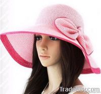 lady's straw wide brim hat