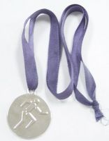 Customized souvenir metal medal with ribbon