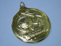 Custom sports medals, gold/silver/copper plating