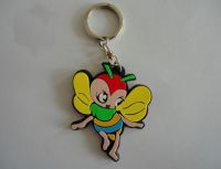 cartoon logo pvc key chain