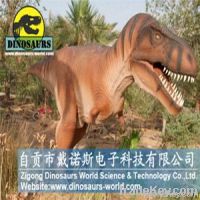 Amusement park animatronic dinosaurs tyrannosaurus rex