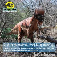 Children outdoor games climbing frame dinosaurs pachycephalosauria