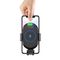 A8 10w Qi 3-in-1 Wireless Charger Pad Led Light Fast Charging Wireless Charger For Mobile Phone And Apple Watch