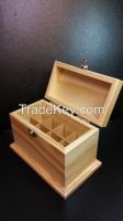 Wooden Essential Oil Box (Holds 8 of 10 ml essential oil bottles)