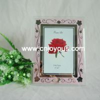 Mirror glass photo frame, holiday gift, handmade photo frame