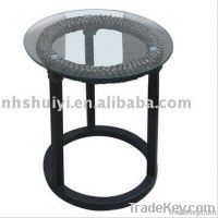 glass top coffee table