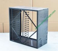 Plastic frame for rigid box filters