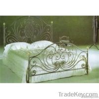 Wrought iron bed, metal bed