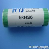 3.6V ER14505 Lithium Thionyl Chloride  Battery