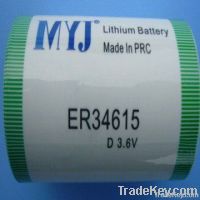 ER34615 Lithium Thionyl Chloride  Battery