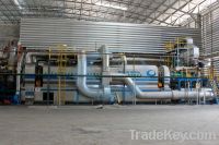 industrial continuous waste tire pyrolysis production line