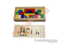 wooden constructon blocks