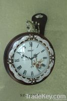 antique wood wall clock(SZ-2001A)