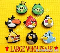 Wholesale angry bird shoe charms