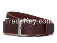 Genuine full grain buffalo leather belt