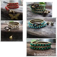 Stone Brass Bracelet/Necklace