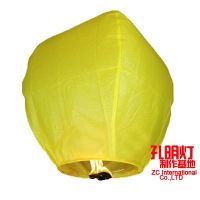 Yellow sky lantern, wish lantern for Birthday, Wedding and Christmas