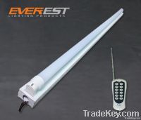 Single remote control led dimmer tube light