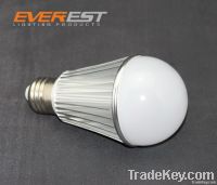 6W-AC 85-265V LED Bulb Light with Aluminum + PC