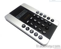 desktop calculator with solar power