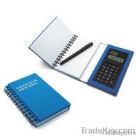 notebook  calculator with solar power