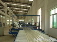 Continuous high transmittance FRP sheet auto production line