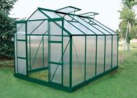 Aluminium Plastic Greenhouse Kit, Conservatory With Vents (RB0812)