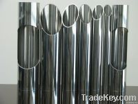 Mirror finish stainless steel tube and pipe