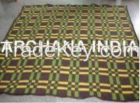 Acrylic Cotton Woven Blanket