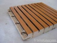 wood grooved acoustic panel