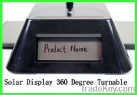 Solar Power Display 360 Degree Turnable Plate