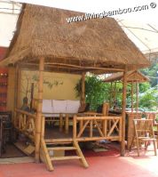 Bamboo gazebos for outdoor living, feeling fresh with nature