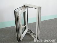 double glazed aluminium casement window