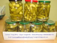 Pickled cucumbers, gherkins, cornichones