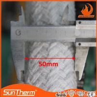 Glass fiber / steel wires strengthened ceramic fiber rope