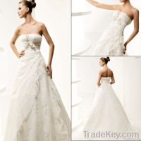 Strapless bridal dress F027