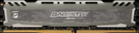 Ballistix Sport LT Gray 4GB DDR4-2400MHz Desktop Ram- UDIMM