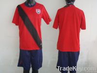 11-12 American away red soccer uniform, soccer jersey