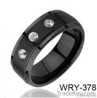 Diamond Rings Black Tungsten Rings