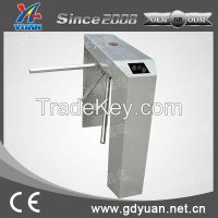 Bridge tripod turnstile with RFID card access control system