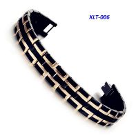 New fashion Magnetic crystal titanium/stainless steel bracelet