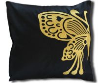Butterfly cushion cover