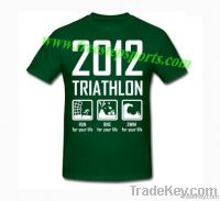 Triathlon T shirt with sublimation printing
