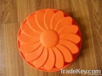 silicone flower baking pan