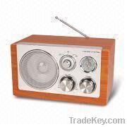 AM/FM wooden radio