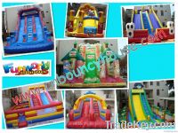 Inflatable water slide games