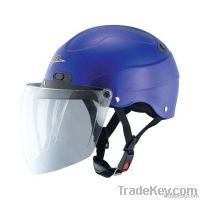 Half-face motorcycle helmets