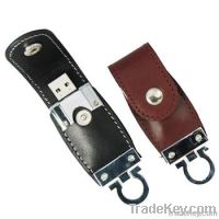Hot selling leather USB stick From China